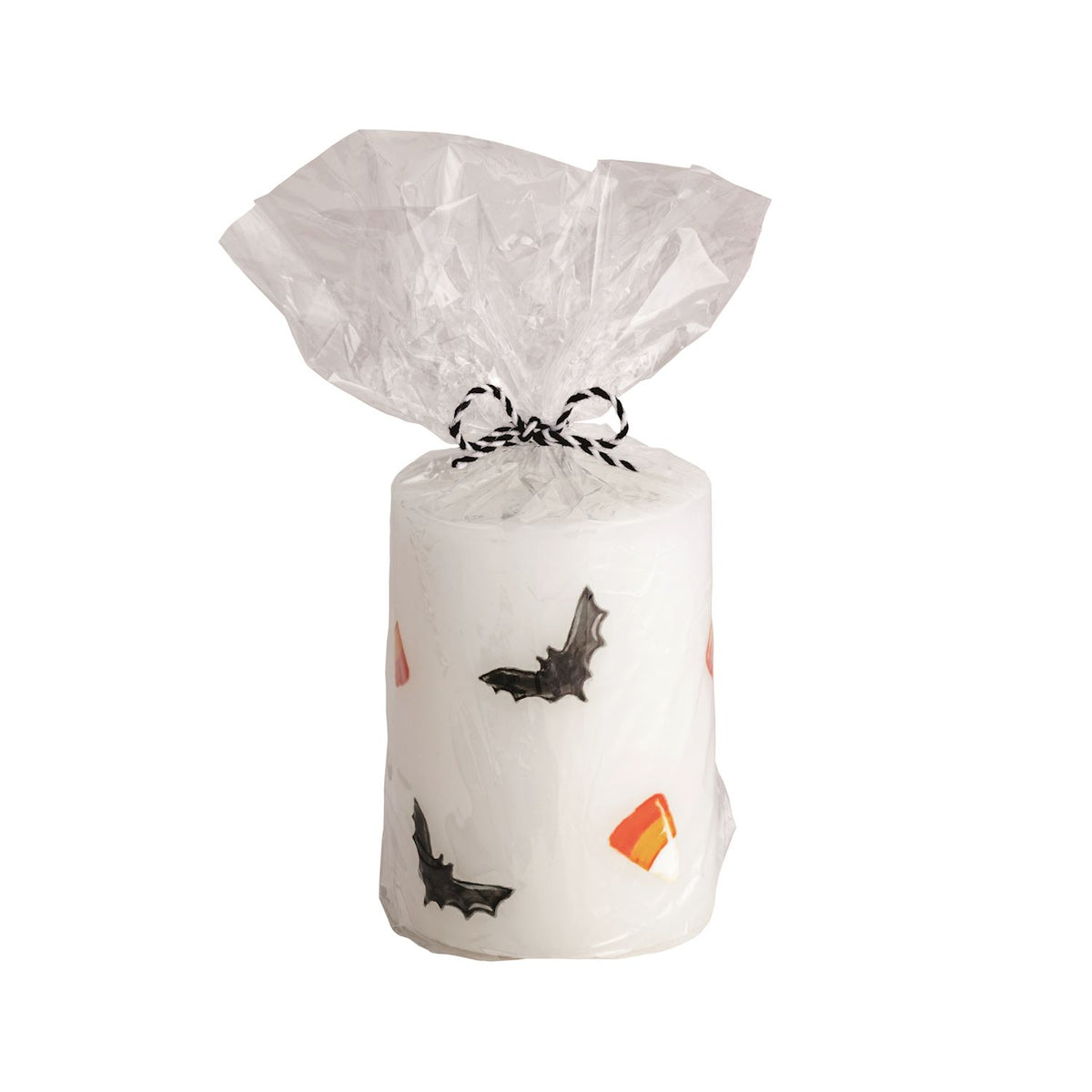 Hand-Painted Halloween Pillar Candles