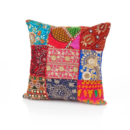 Glittering Patchwork Pillow