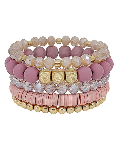 Clay & Stain Accent Bracelet Set
