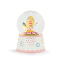 Patchwork Butterfly And Flower Light Up Water Globe