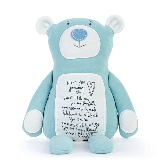 Poetic Threads Bear - Blue