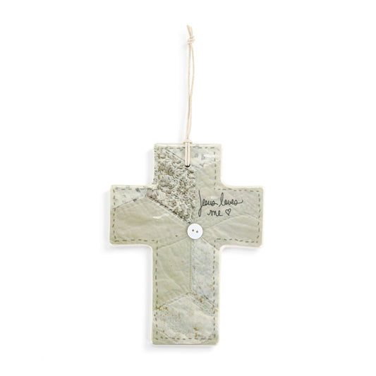 Jesus Loves Me Wall Cross