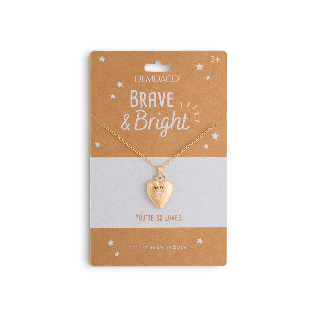 You're So Loved Gold Heart Necklace
