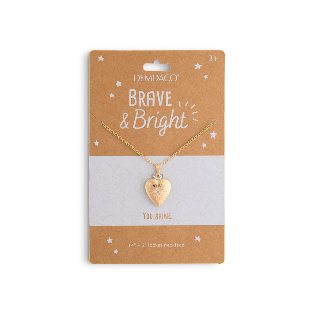 Your Day to Shine Gold Heart Necklace