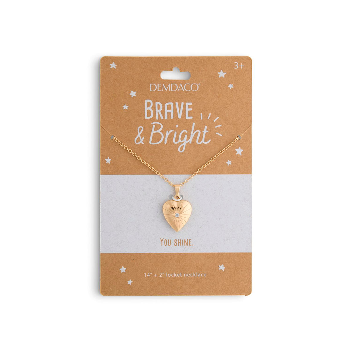 Your Day to Shine Gold Heart Necklace