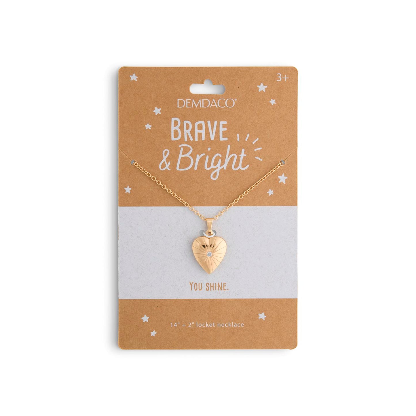 Your Day to Shine Gold Heart Necklace