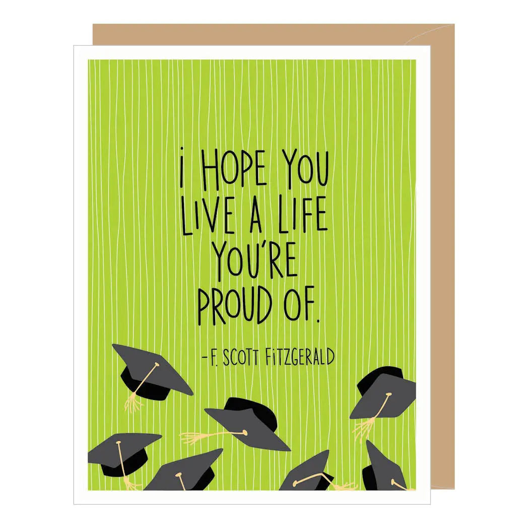 F. Scott Fitzgerald Quote Graduation Card