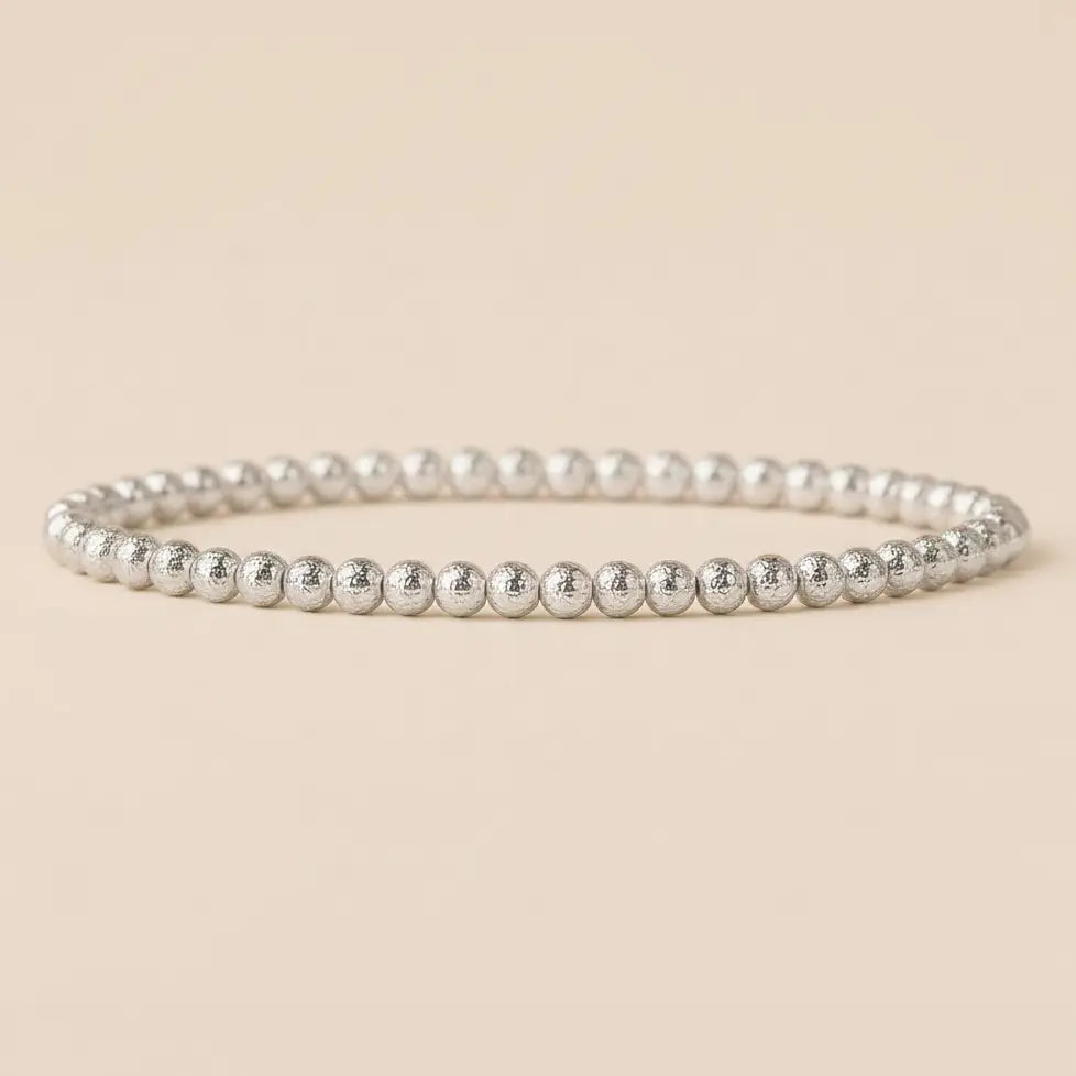 Tarnish Resistant Mixed Metal Beaded Layering Bracelets