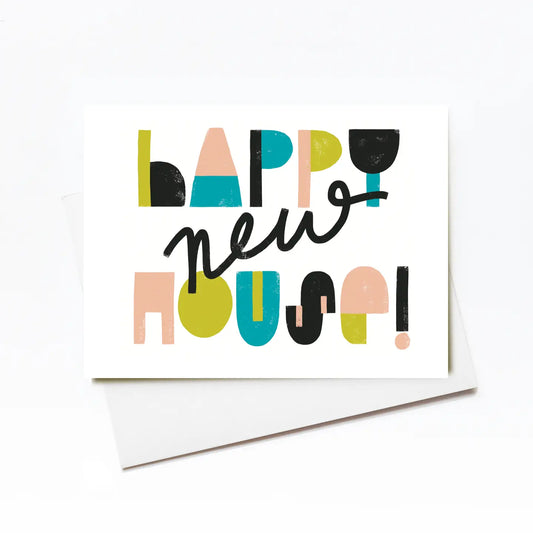 Happy New House Card
