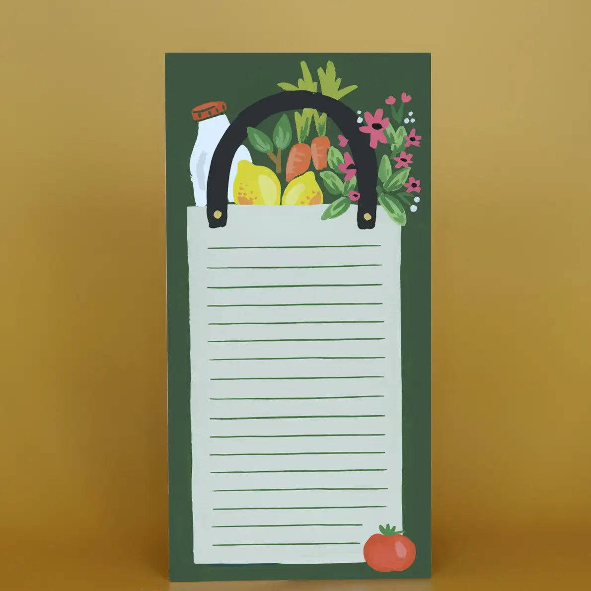 Magnetic Market List Notepad | Grocery Bag