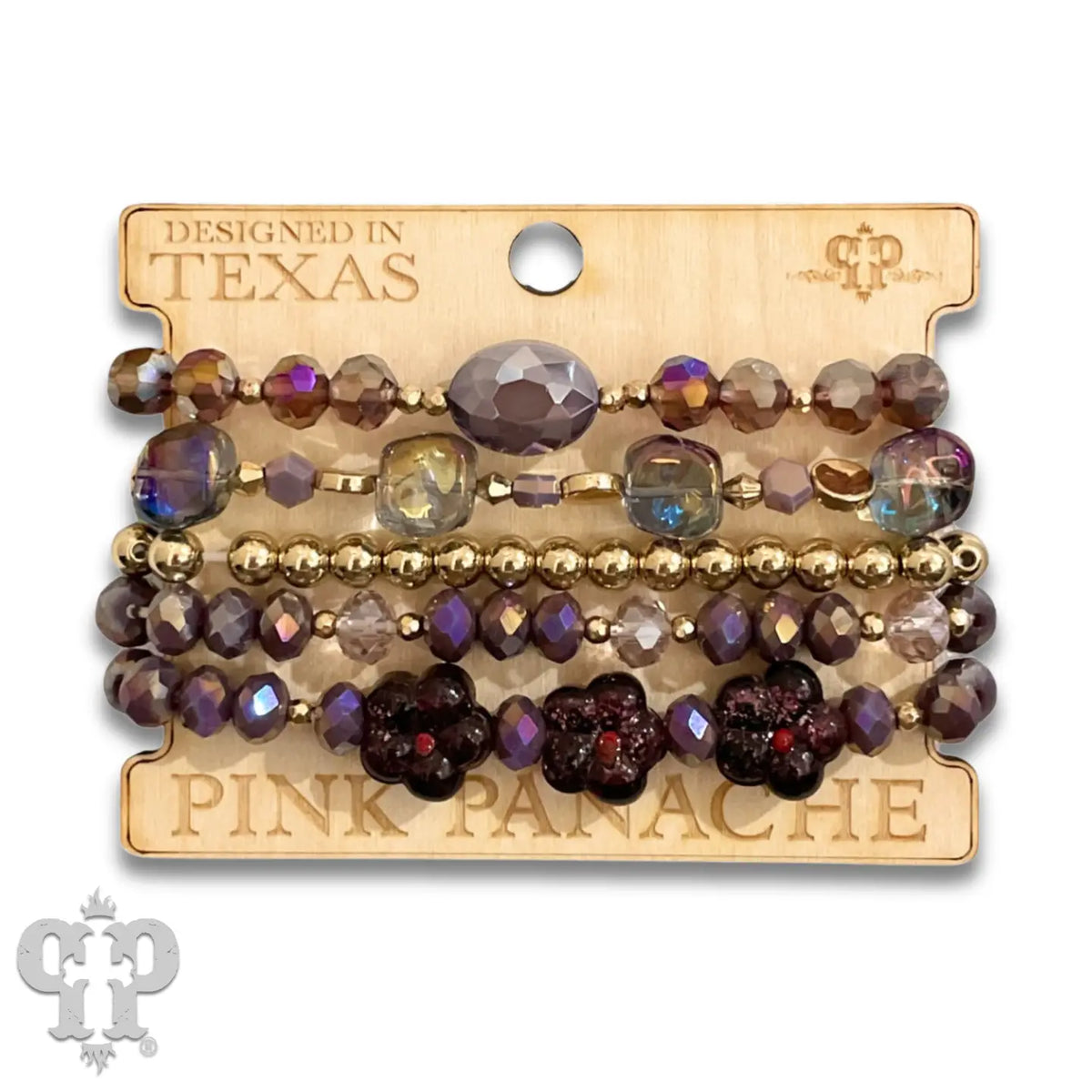Glass Bead Variety Mix Bracelet Stack