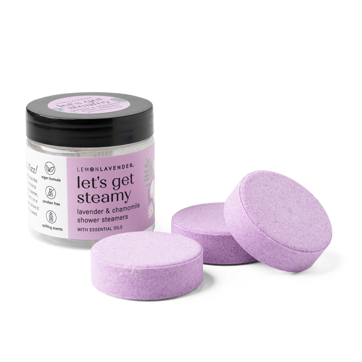 Lemon Lavender Shower Steamer Jars
