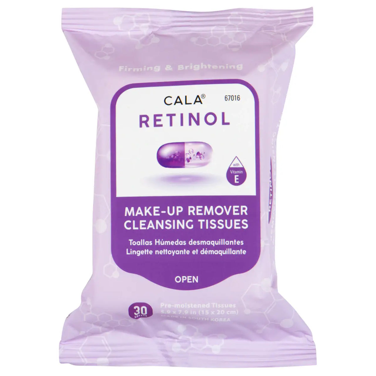 Cala Makeup Remover Wipes Tissue Cleanser