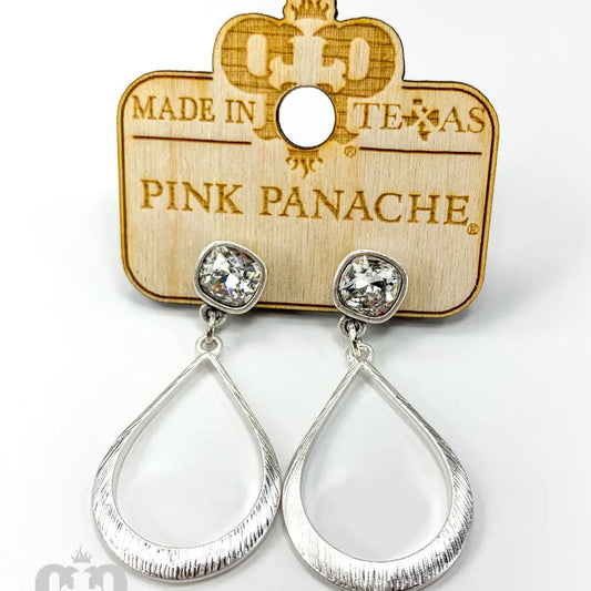 Textured Teardrop Earring