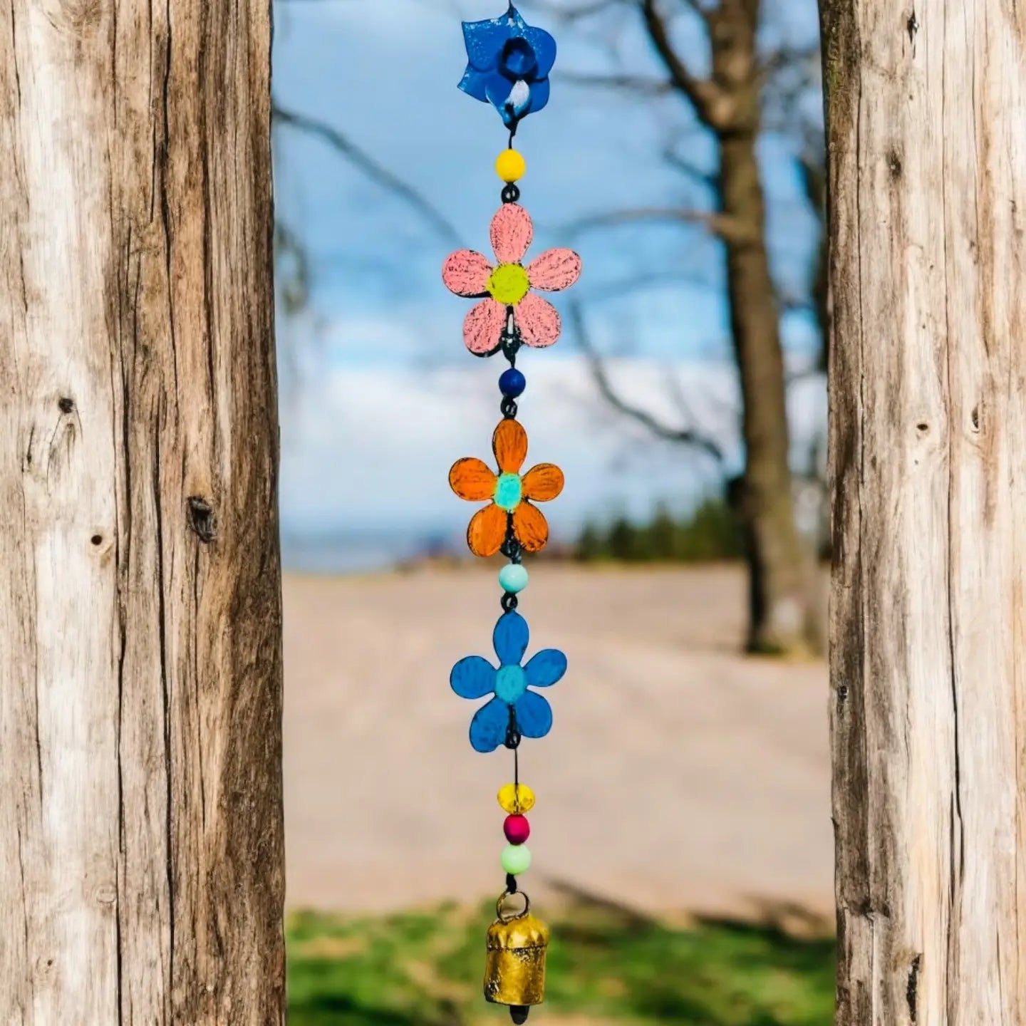 Metal Flower Wind Chime Bell