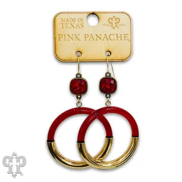 Large Acrylic Circle Earring