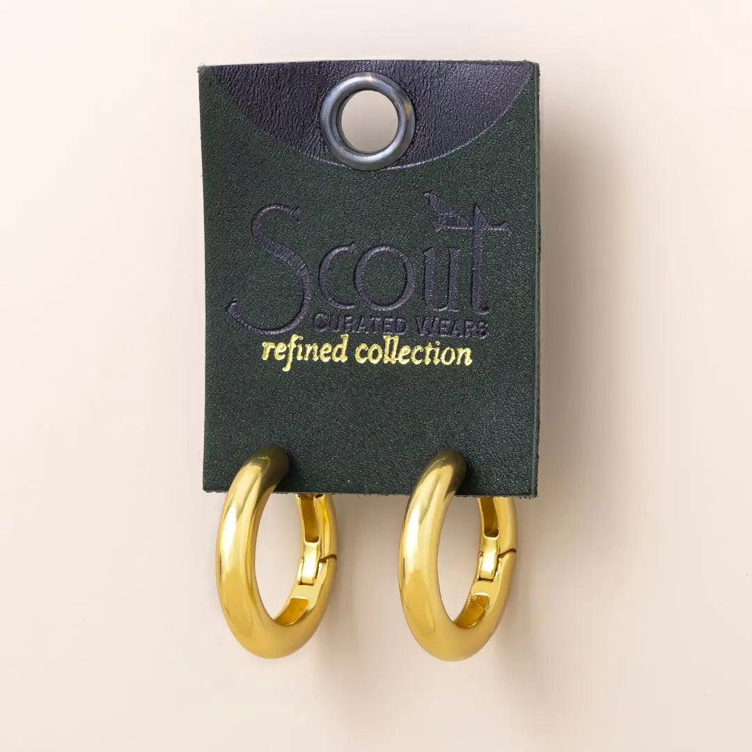 Refined Earring Collection - Stellar Hoop/Gold Vermeil