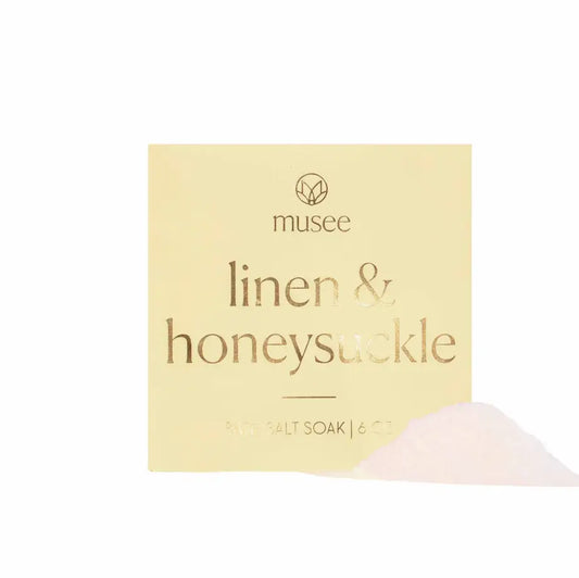 Linen & Honeysuckle Mini Salt Soak