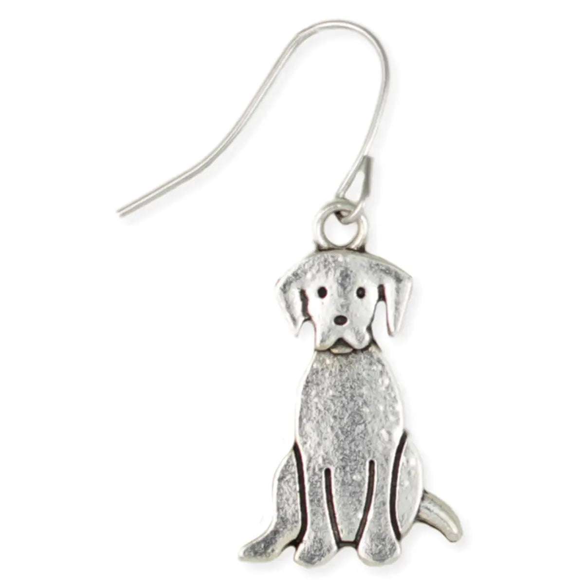 Furrever Friend Silver Dog Earrings