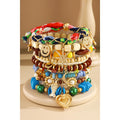 Beaded Stack & Stretch Boho Bracelet