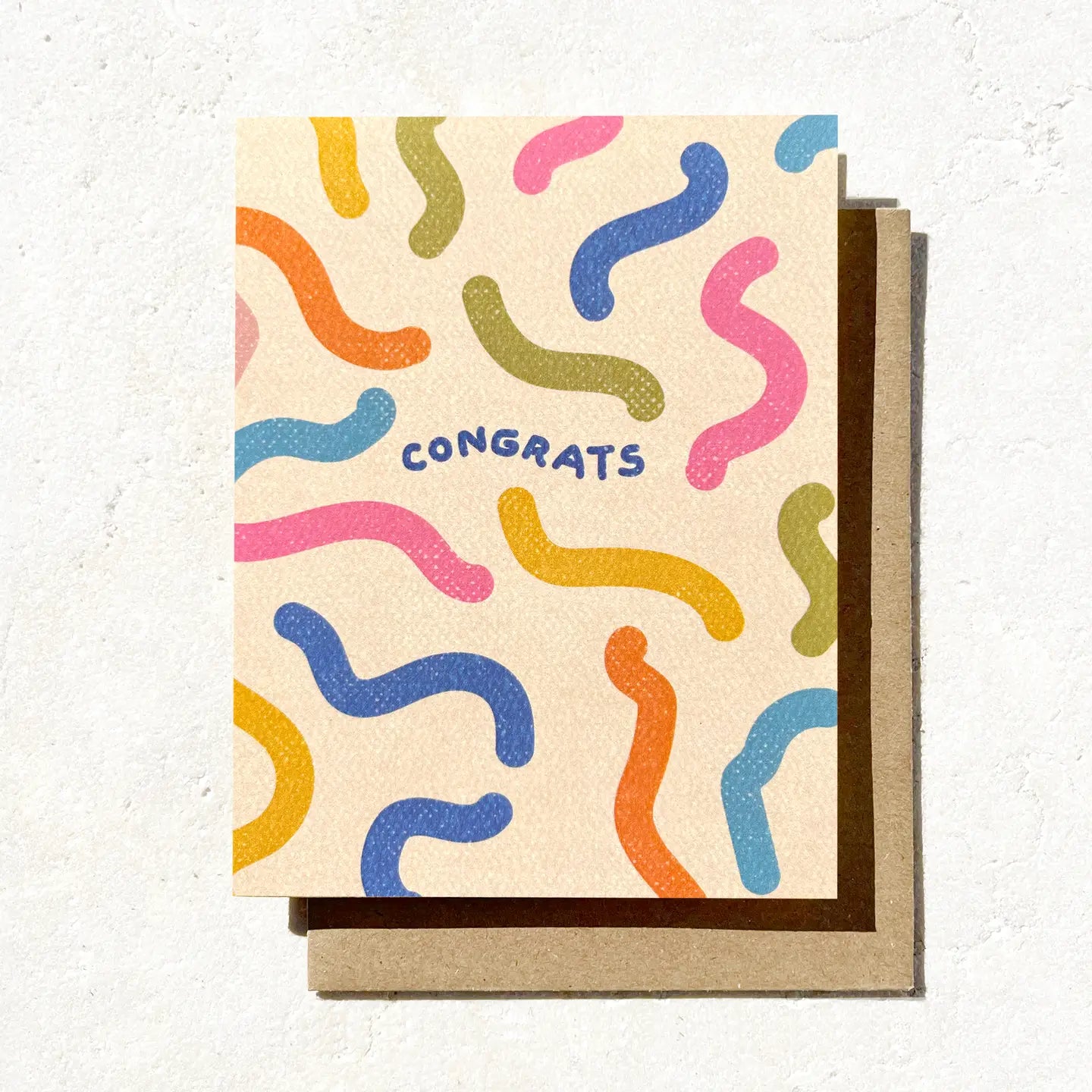Congrats Squiggle Card - New Baby Card