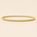 Tarnish Resistant Mixed Metal Beaded Layering Bracelets