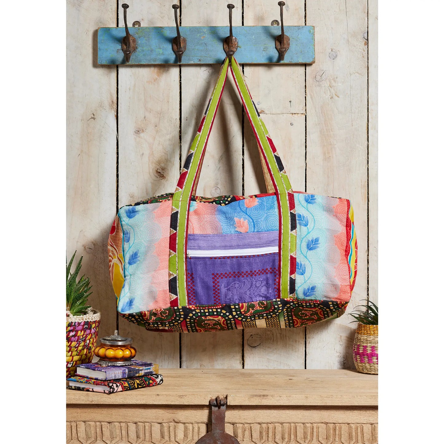 Recycled Sari Weekend Bag