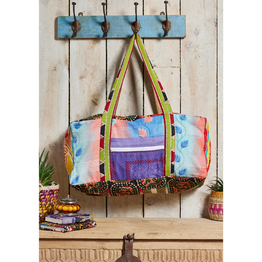Recycled Sari Weekend Bag