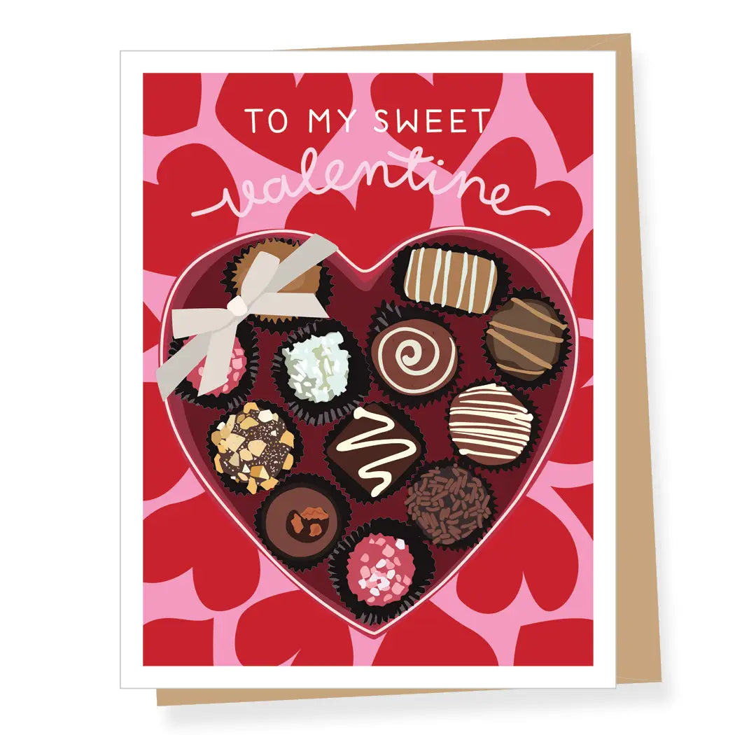 Box of Chocolates Valentine's Day Card