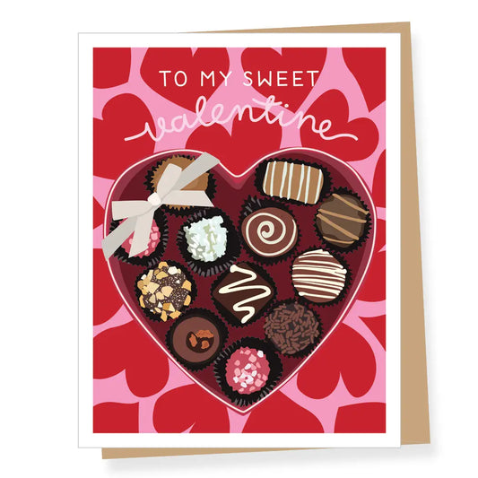 Box of Chocolates Valentine's Day Card