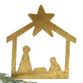 Gold Nativity Silhouette