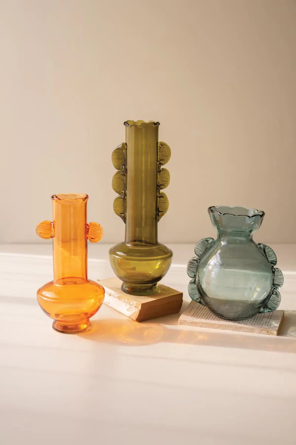 Colorful Funky Glass Vases
