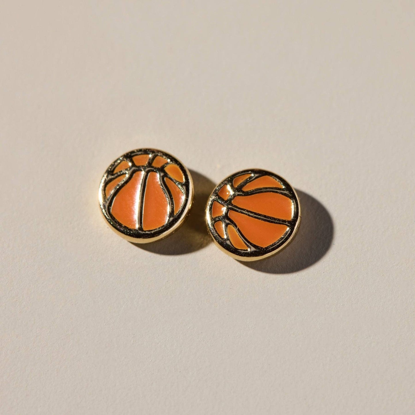 Basketball Stud Earrings