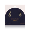 Your Faith Shines Sunburst Earrings