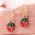 Make A Wish Ladybug Earrings