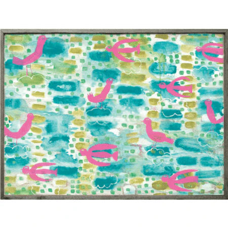 Floating Birds Art Print