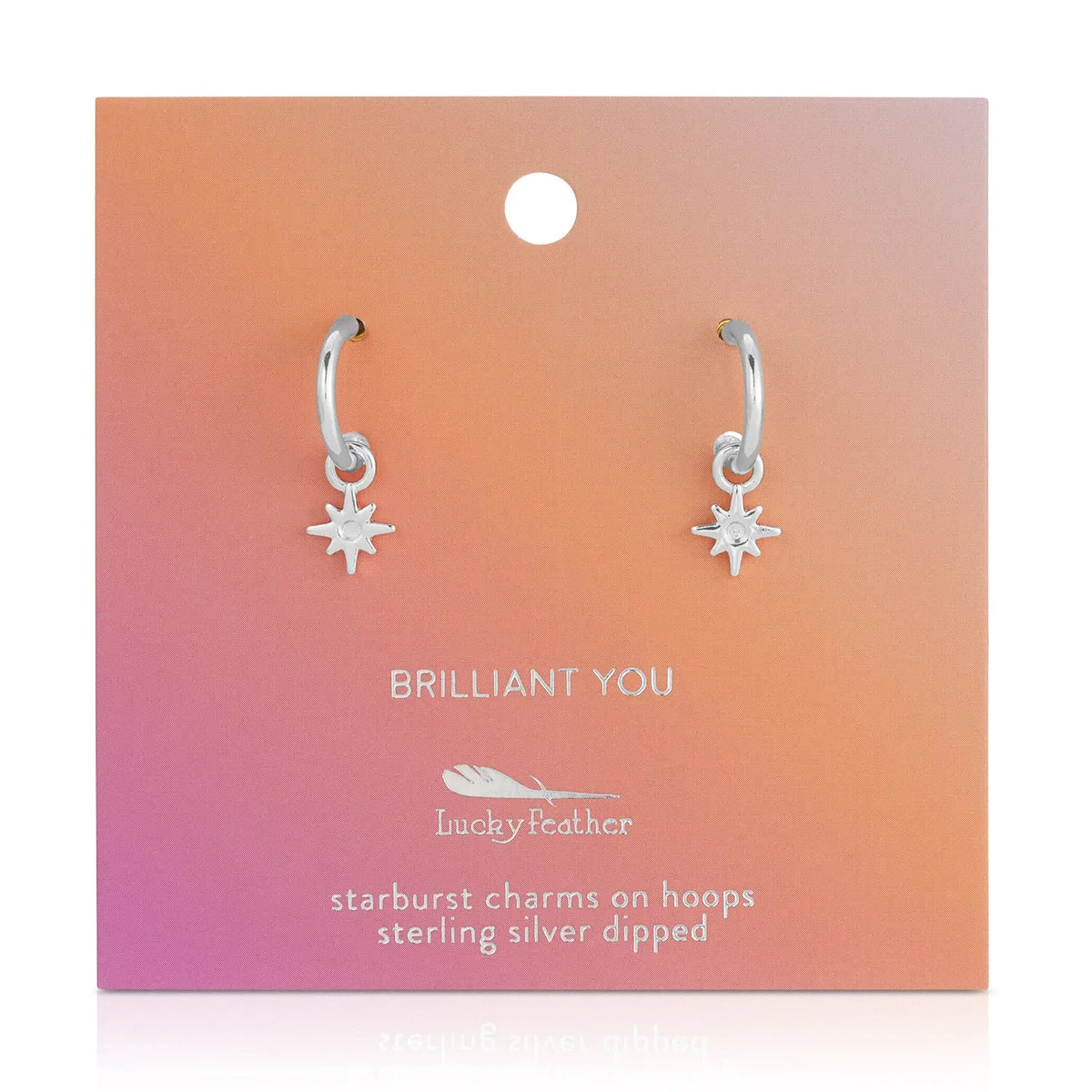 Hoops with Drop - Starburst