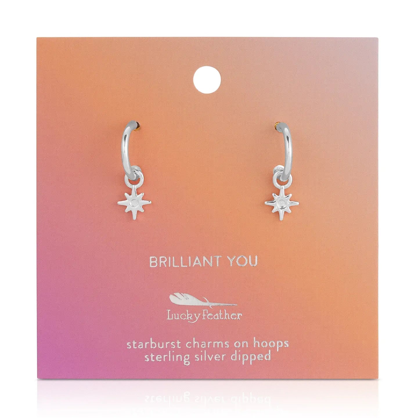 Hoops with Drop - Starburst
