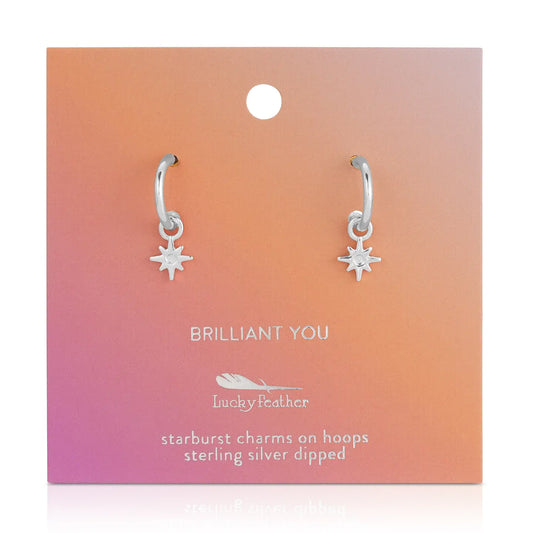 Hoops with Drop - Starburst