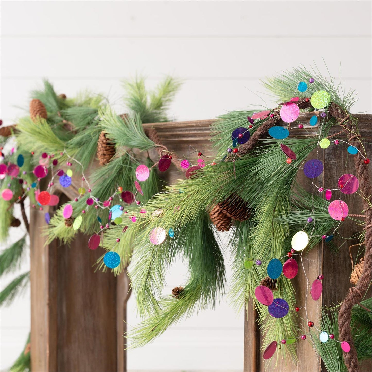 Festive Christmas Sequin Garland