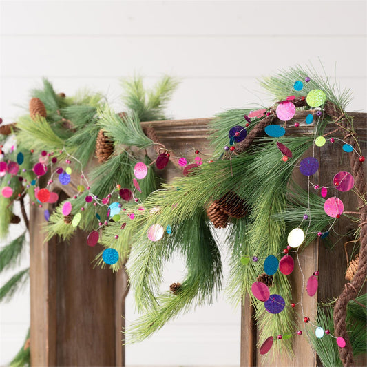 Festive Christmas Sequin Garland