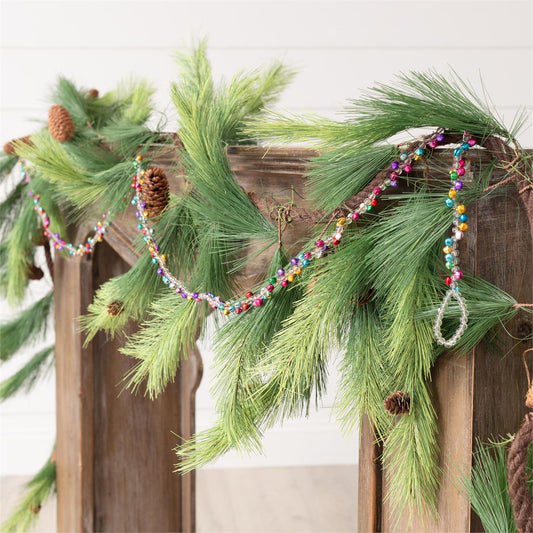 Christmas Festive Beaded Garland