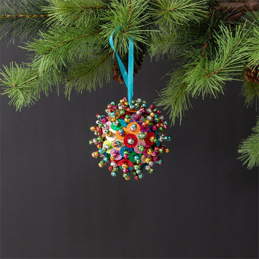 Festive Sequin Ornament