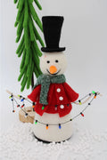 Felt Snowman with Lights