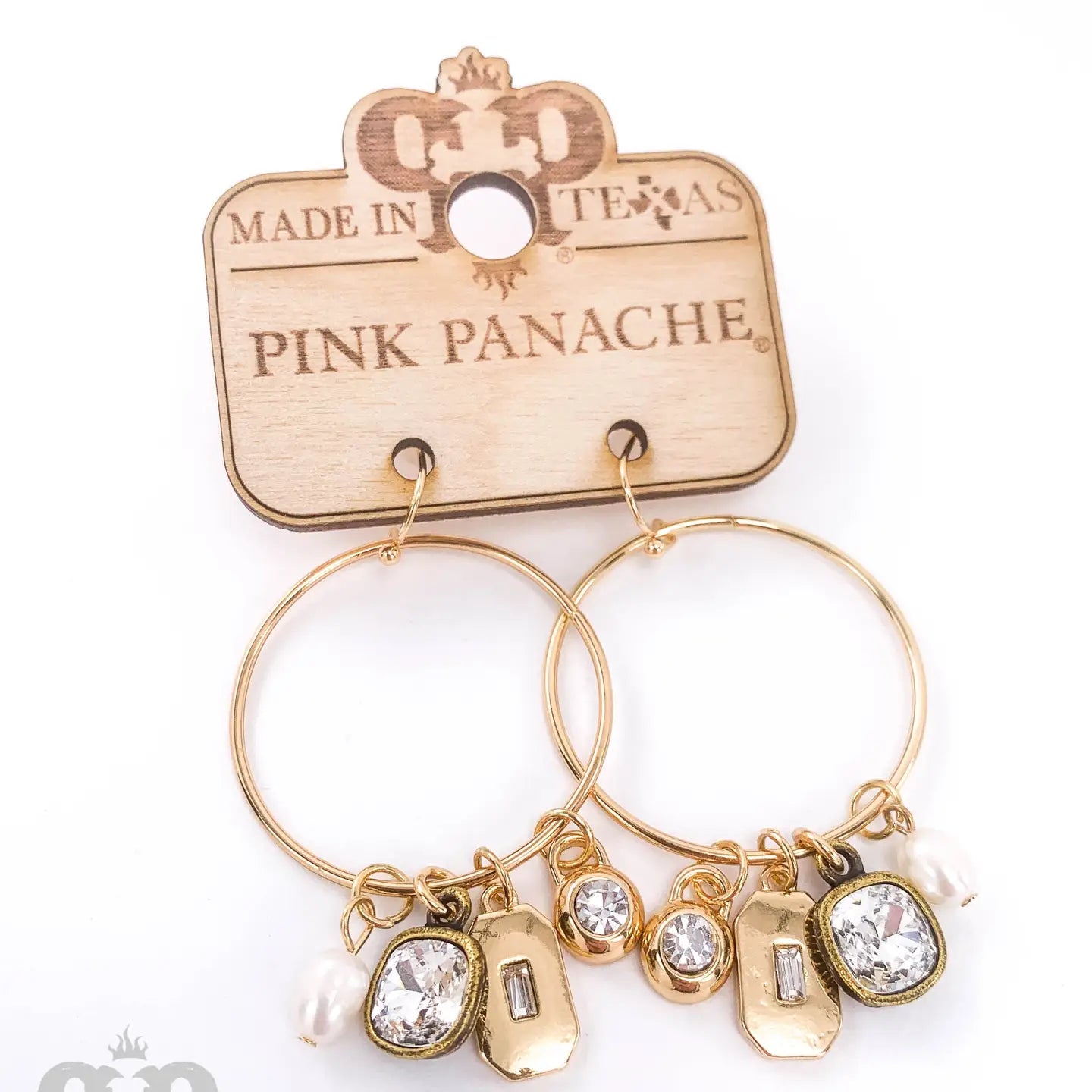 Charm Hoop Earrings