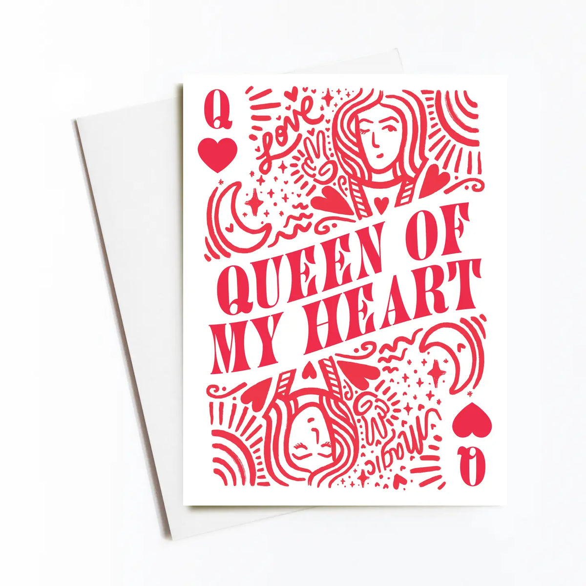 Queen of My Heart Card