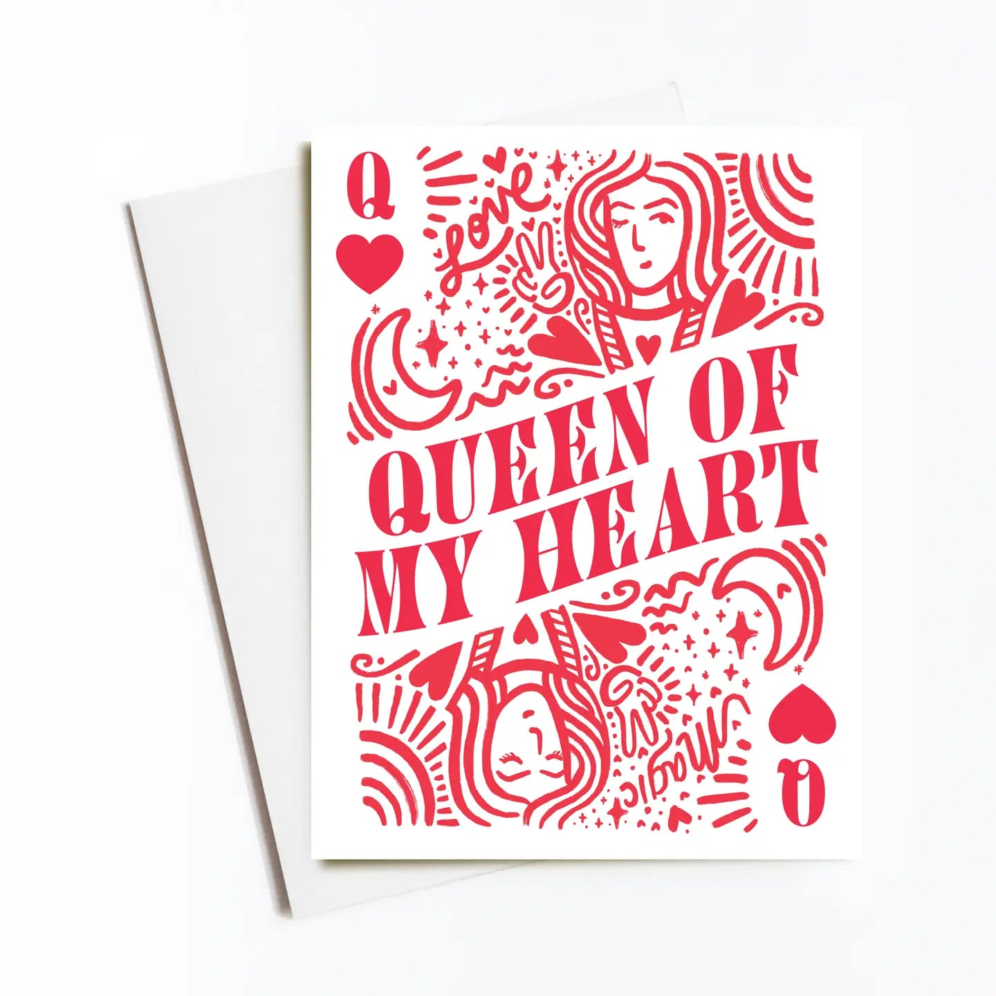 Queen of My Heart Card
