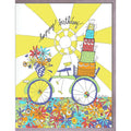 Sun Bike Happy Birthday Greeting Card
