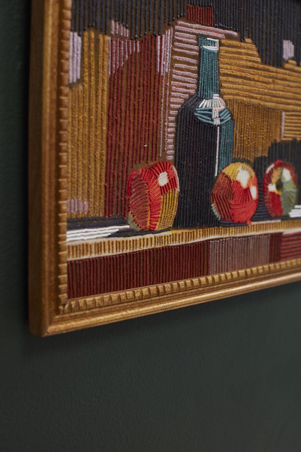 Embroidered Still Life Wall Art
