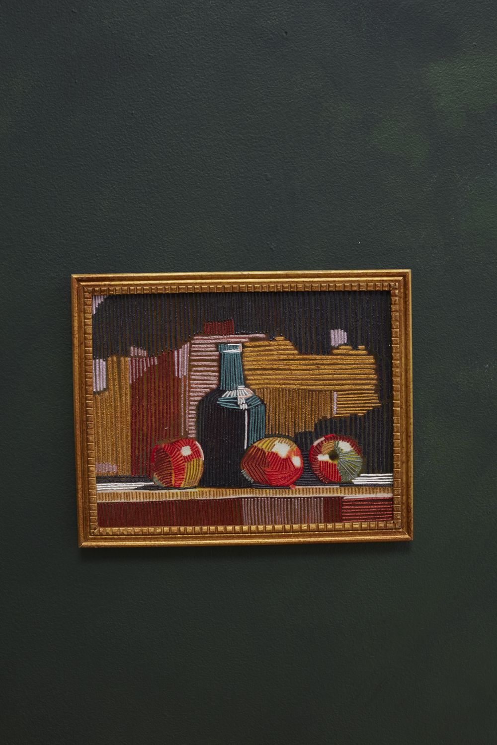 Embroidered Still Life Wall Art